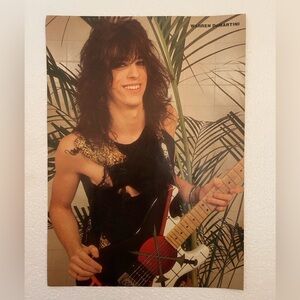 Ratt’s Warren DeMartini Pinup with Guitar